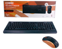 Kit Teclado y Mouse Anti-bacteriano Cobre